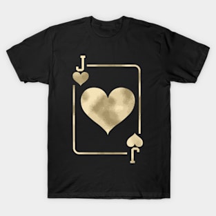 Jack Of He Playing Card Halloween Glam T-Shirt